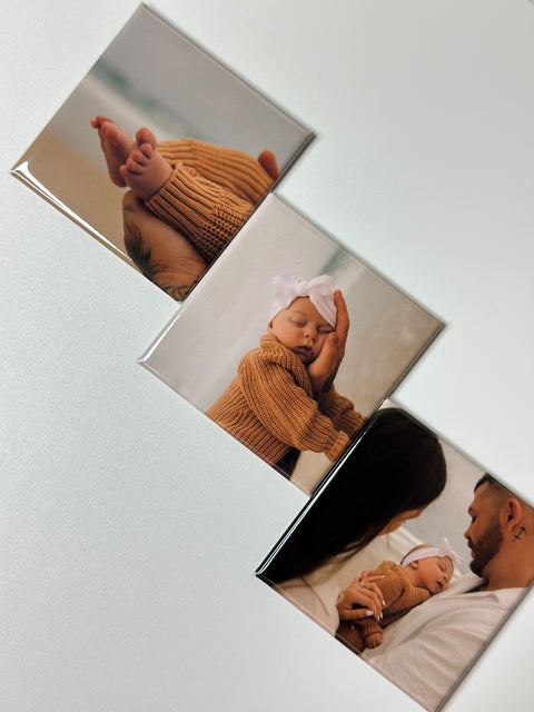 Personalised Photo Magnet Set